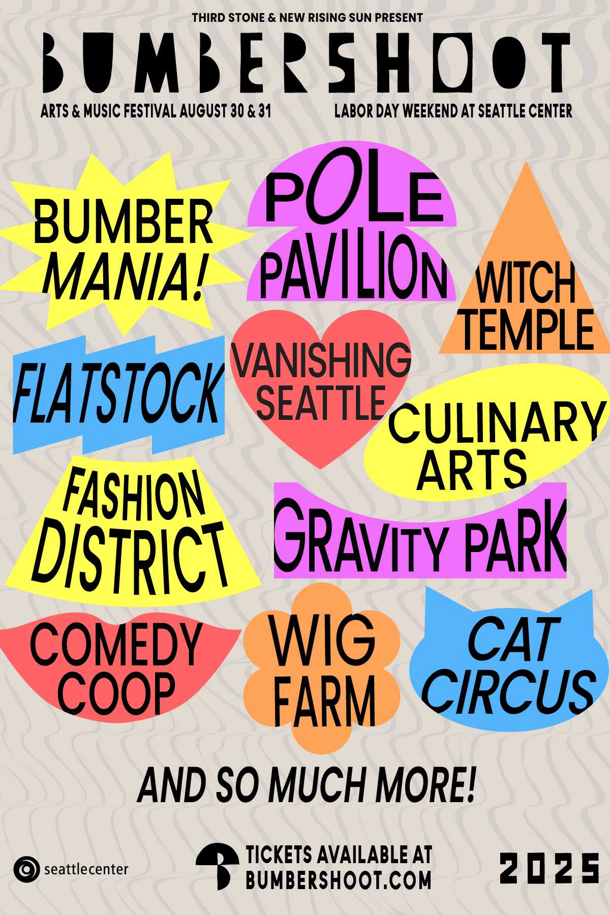 2025 Bumbershoot Arts Admat